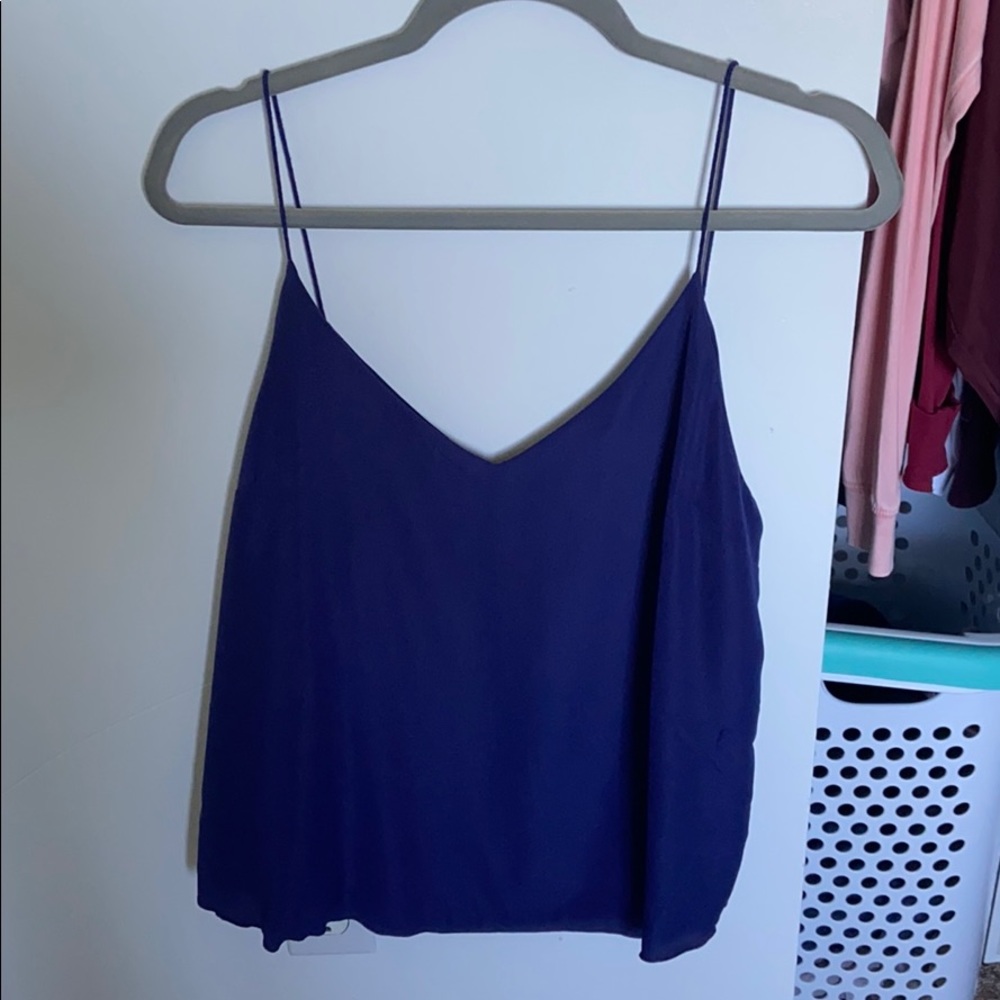 Forever 21 Navy Tank Top